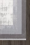 By Özer Halı Gri Renk Bordürlü Modern Stil Artemis Halı Murano 1359A Salon Halısı
