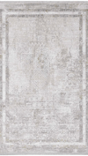 By Özer Halı Gri Renk Bordürlü Modern Stil Koza Halı Herrera 31248C Salon Halısı