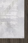 By Özer Halı Gri Renk Desenli Modern Stil Artemis Halı Murano 6431B Salon Halısı