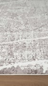 By Özer Halı Gri Renk Desenli Modern Stil Karmen Halı Art AT001A Salon Halısı