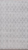 By Özer Halı Gri Renk Geometrik Desenli Modern Stil Pigment Halı Loda LD02  Salon Halısı