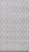 By Özer Halı Gri Renk Geometrik Desenli Modern Stil Pigment Halı Loda LD02  Salon Halısı