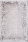 By Özer Halı Gri Renk Geometrik Desenli Modern Stil Karmen Halı Cosmos CS004G Salon Halısı