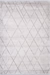 By Özer Halı Gri Renk Geometrik Desenli Modern Stil Karmen Halı Cosmos CS007G Salon Halısı
