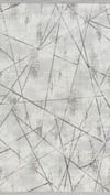 By Özer Halı Gri Renk Geometrik Şekilli Modern Stil Karmen Halı Tokyo 01703A Salon Halısı