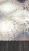 By Özer Halı Gri Renk Geometrik Şekilli Modern Stil Karmen Halı Soft 01802A Salon Halısı