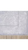 By Özer Halı Gri Renk Gri Bordürlü Klasik Stil Artemis Halı Vanessa 06150A Salon Halısı