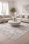 By Özer Halı Gri Renk Gri Desenli Modern Stil Artemis Halı Samoa 02965A Salon Halısı