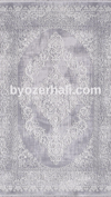 By Özer Halı Gri Renk Krem Çerçeveli Klasik Stil Artemis Dior 05860D Salon Halısı
