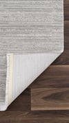 By Özer Halı Gri Renk Krem Desenli Koza Halı Oasis A0673B Salon Halısı