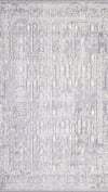 By Özer Halı Gri Renk Krem Desenli Modern Artemis Halı Dior 05856A Salon Halısı