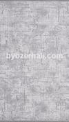 By Özer Halı Gri Renk Krem Desenli Modern Stil Artemis Halı Runner 05016A Salon Halısı