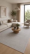 By Özer Halı Gri Renk Modern Tasarım Koza Halı Rust A1232D Salon Halısı