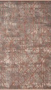 By Özer Halı Gül Rengi Desenli Modern Stil Karmen Halı Art AT005P Salon Halısı