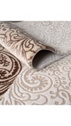By Özer Halı Kahve Renk Etnik Desenli Saray Halı Crystal CR04B Salon Halısı