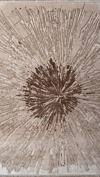 By Özer Halı Kahverengi Modern Desenli Saray Halı Crystal CR07A Salon Halısı