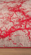 By Özer Halı Kırmızı Renk Desenli Modern Stil Karmen Halı Art AT003J Salon Halısı
