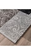 By Özer Halı Koyu Gri Renk Etnik Desenli Saray Halı Crystal CR04A Salon Halısı