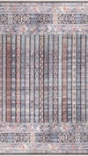By Özer Halı Koyu Mavi Renk Etnik Desenli Modern Nexus Melides 72407 Salon Halısı