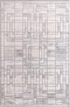 By Özer Halı Krem Gri Renk Geometrik Şekilli Modern Stil Artemis Halı Emma 09763B Salon Halısı