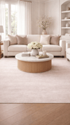 By Özer Halı Krem Gri Renk Modern Stil Akrilik İplik Pigment Tone TN05 Salon Halısı