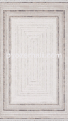 By Özer Halı Krem Renk Bej Bordürlü Modern Stil Artemis Halı Romantik 02432A Salon Halısı