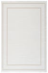 By Özer Halı Krem Renk Bej Bordürlü Modern Stil Koza Halı Lara A0251A Salon Halısı