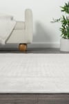 By Özer Halı Krem Renk Bordürlü Modern Stil Koza Halı Lara A0333A Salon Halısı