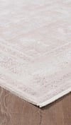 By Özer Halı Krem Renk Bordürlü Modern Stil Majolika Halı Anemone AN21A Salon Halısı