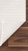 By Özer Halı Krem Renk Desenli Koza Halı Luna A2687A Salon Halısı