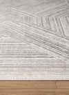 By Özer Halı Krem Renk Geometrik Desenli Modern Stil Karmen Halı Cosmos CS008A Salon Halısı