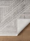 By Özer Halı Krem Renk Geometrik Desenli Modern Stil Karmen Halı Cosmos CS008A Salon Halısı