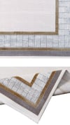 By Özer Halı Krem Renk Gold Bordürlü Modern Stil Nexus Halı Albina 05430A Salon Halısı