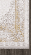 By Özer Halı Krem Renk Gold Desenli Modern Stil Artemis Dior 02517C Salon Halısı