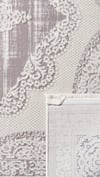 By Özer Halı Krem Renk Gri Bordürlü Klasik Stil Saray Halı Armoni Silver SV070A Salon Halısı