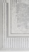 By Özer Halı Krem Renk Gri Bordürlü Modern Empera Halı Raymond Plus Cagnes Salon Halısı