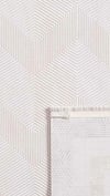 By Özer Halı Krem Renk Gri Bordürlü Modern Stil Majolika Halı Anemone AN24A Salon Halısı