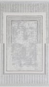 By Özer Halı Krem Renk Gri Bordürlü Modern Empera Halı Raymond Plus Cagnes Salon Halısı