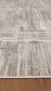 By Özer Halı Krem Renk Gri Desenli Modern Stil Saten Tekstil Moon MO102G Salon Halısı