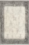 By Özer Halı Krem Renk Lacivert Bordürlü Modern Stil Pierre Cardin Halı Pierre Zen HG02A Salon Halısı