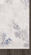 By Özer Halı Krem Renk Mavi Desenli Modern Stil Artemis Artex 02506A Salon Halısı