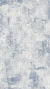 By Özer Halı Krem Renk Mavi Desenli Modern Stil Artemis Artex 02509C Salon Halısı
