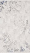 By Özer Halı Krem Renk Mavi Desenli Modern Stil Artemis Artex 02506A Salon Halısı