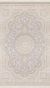 By Özer Halı Krem Vizon Renk Bordürlü Klasik Stil Artemis Halı Palace 05202D Salon Halısı