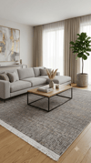 By Özer Halı Modern Tarz Kahve Gri Renk Empera Nova 6840 Felice Salon Halısı