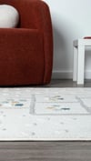 By Özer Halı Multi Renk Seksek Temalı Koza Halı Lyon Kids A0657A Çocuk Odası Halısı