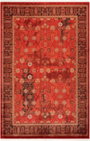 By Özer Halı Otantik Desenli Bordo Renk Premium Kalite Koza Halı Gördes A5723A Salon Halısı