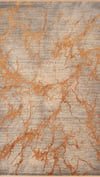By Özer Halı Sarı Renk Desenli Modern Stil Karmen Halı Art AT003T Salon Halısı