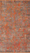 By Özer Halı Turuncu Renk Desenli Modern Stil Karmen Halı Art AT005T Salon Halısı