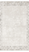 By Özer Halı Vizon Renk Bordürlü Modern Stil Koza Halı Oasis A0688A Salon Halısı